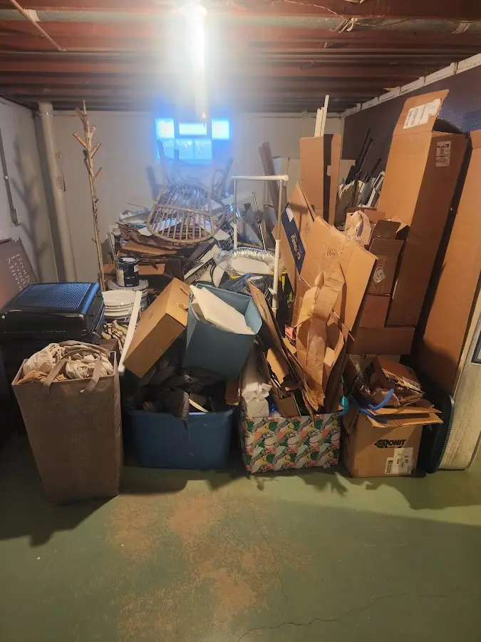 Roll-off dumpster container at job site for Concrete Dumpster Rental in Palo Alto